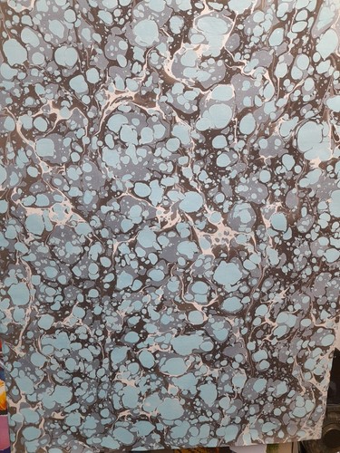Papier marbré cuve de - marbré,