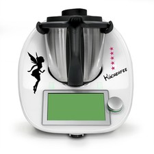 Déco Étiquette Robot de Cuisine Accessoires Auto-Adhésif Fée la Magenta K154-01