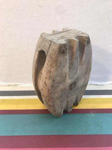 Poulie ancienne bois - bois, pour