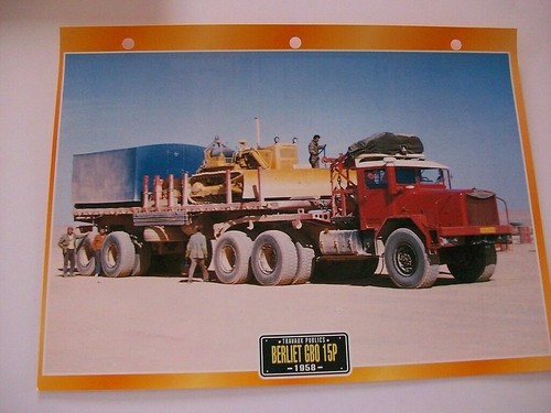Carte fiche camion - carte,