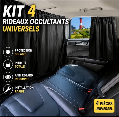 Rideaux occultants voiture - voiture, x4