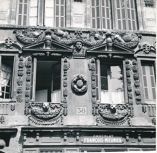 Dijon 1960 façade maison - 1960,