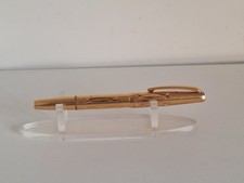 Stylo à plume P GOLD STARRY en métal plaqué or , plume en or 18 K