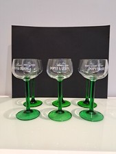 Verre A Vin D Alsace Dopff Et Irion  6 Pcs 3 Pied Droit 3pieds Affiner Rare 