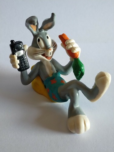 Muñeco pvc bugs bunny - bugs, looney