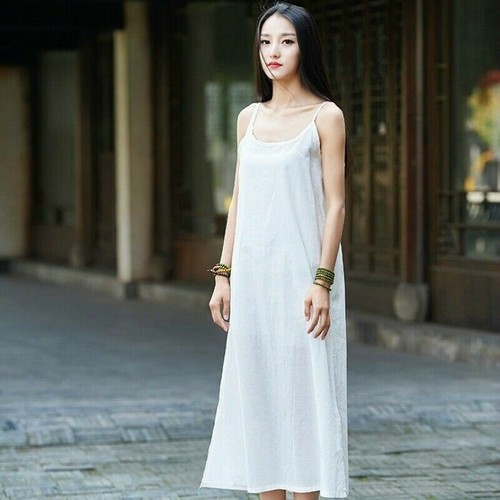 Chemise longue coton - longue, lin