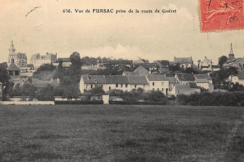 Fursac vue prise - fursac,