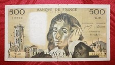 Billet 500 Francs Pascal 1971