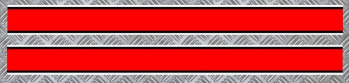 Bandes rouge noir blanc - 2x,