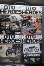 Lot de 4 magazines Moto Heroes N°6-7-8-13