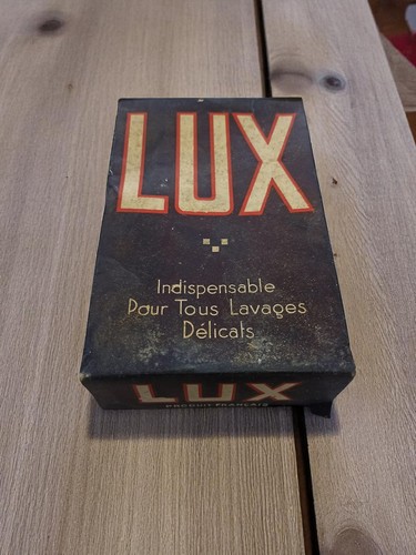 Boîte lessive lux vintage - boîte,