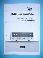 Service Manuel D'Instructions pour Sansui 9090/8080
