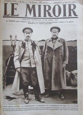 WW1 LE MIROIR 1915 COMMANDANT RUSSE OSSOWIECZ ESCADRON HUSSARDS MORT PEGOUD