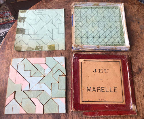 Jeu marelle jouet ancien - jeu,
