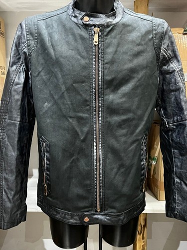 Zara homme veste faux cuir - homme,
