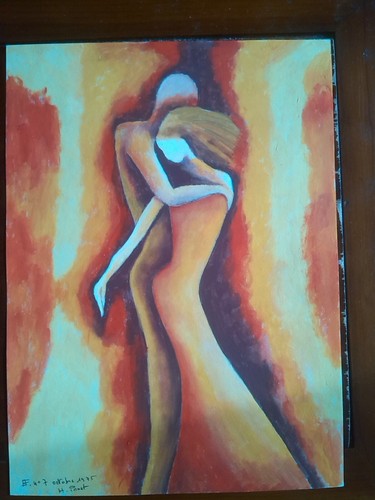 Danse essai peinture à - la,