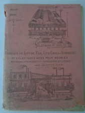 ?Catalogue de lits en fer , lits cages a sommiers - 1901 -