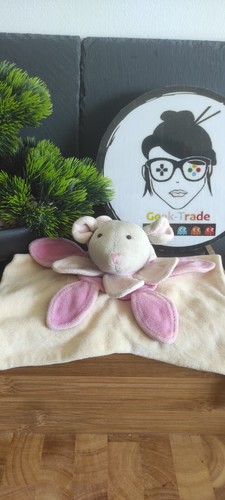 Doudou plat souris - , fleur