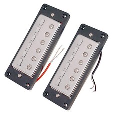 Ensemble De 2pcs Mini Humbucker Pickups Pour 6 Parties De Guitare De Basse