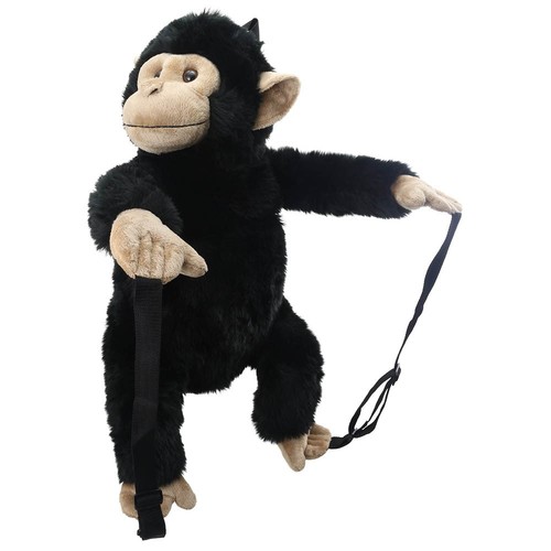 Sac dos peluche singe - dos, en