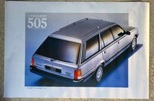 Affiche peugeot 505 gti break - gti,
