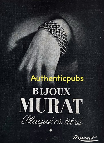 Publicite murat bijoux plaque - publicite,