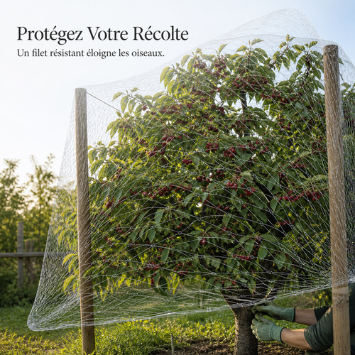 Filet anti oiseaux pour - anti-oiseaux, verger