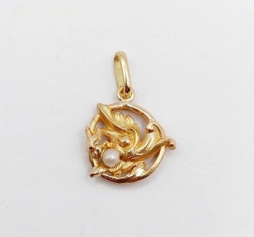 Pendentif antique rose 18k - antique, or