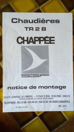 Notice montage dépliant - montage,