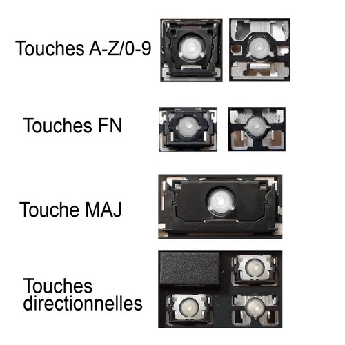 Touche clavier belge pour - touche,