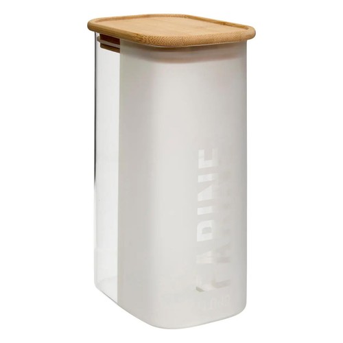 Boîte farine verre - boîte, en