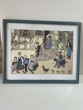 Tableau Avec Cadre Porte Photo Reproduction Hansi Alsace France Enfants Déco