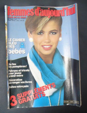 Femmes d'aujourd'hui N° 44 1983 Mode vintage Couture Patron de déshabillé nuit