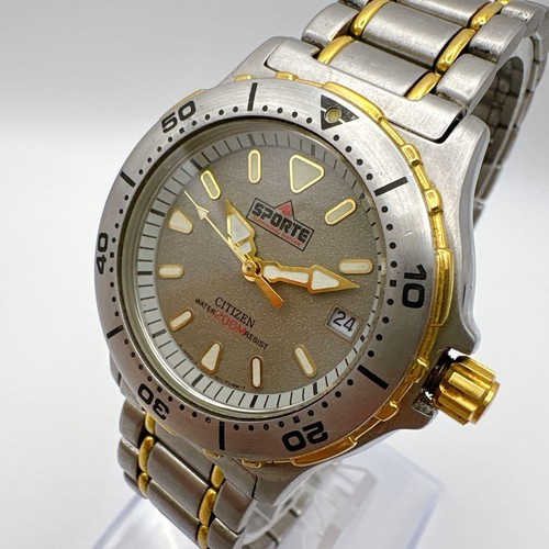 Montre citizen sport quartz - citizen, or