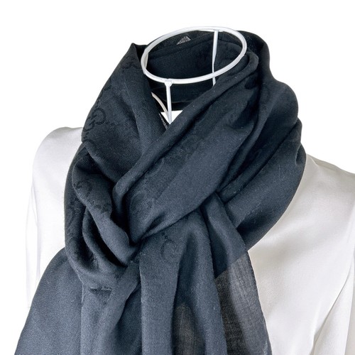 Foulard franges gucci gg - foulard,