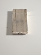 Briquet DUPONT plaqué Argent Fonctionne