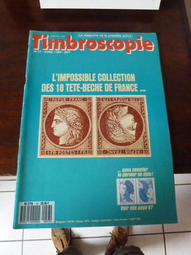 Timbroscopie avril - timbroscopie, 57