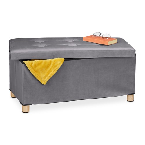Banquette pliable velours - banquette,