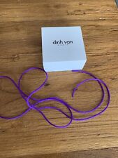 Bracelet Dinh Van Cordon Violet Collier Menotte Or Argent R8 R10 R12 R15 R20