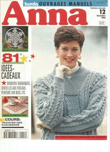 Burda anna tricoter - n°12,