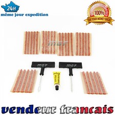 Kit De Réparation Pneus Tubeless Pour Voiture/Moto/Scooter Outils,30 Mèches