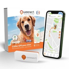 Chien XS - Mini Traceur GPS pour Chien | Suivi en Temps réel | Etanche | Plus...