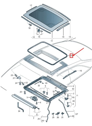 Audi sportback sunroof - a5,