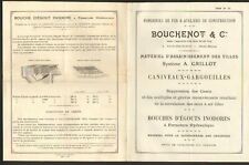 VAUX-sur-BLAISE (52) FONDERIE / MATERIEL ASSAINISSEMENT URBAIN "BOUCHENOT & Cie"