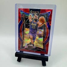 2024 Panini Select Lebron James Red cracked ice Lakers #54