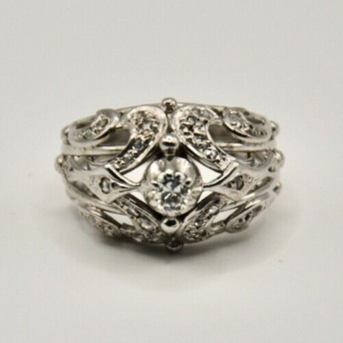 Vintage 18k white - (1930), gold