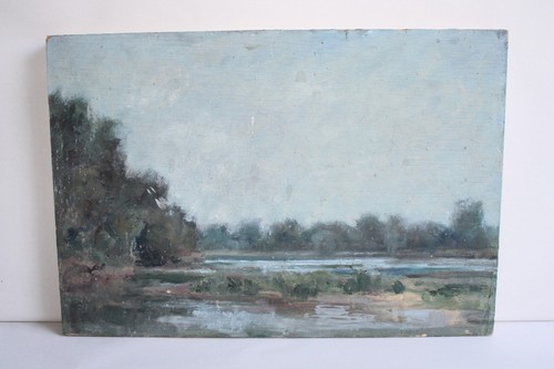 Tableau huile sur panneau