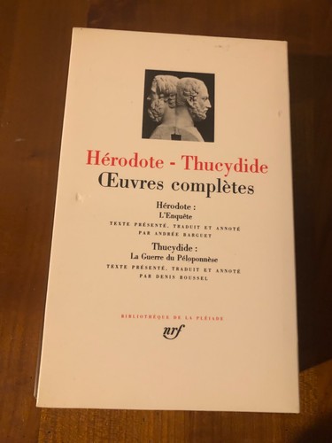 Pléiade hérodote thucydide - pléiade,