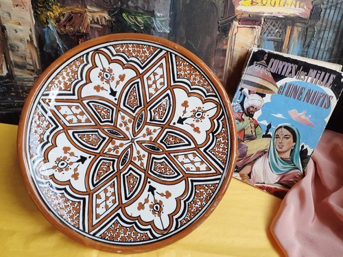 Maroc poterie plat céramique - maroc,