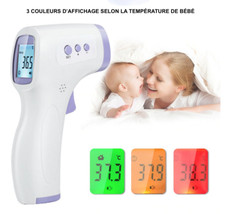 THERMOMETRE INFRAROUGE FRONTAL SANS CONTACT PROFESSIONEL BÉBÉ. NEUF